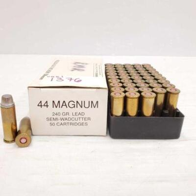 #809 • 50 Rounds of 44 REM Mag.