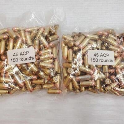 #834 â€¢ 300 Rounds of 45 ACP