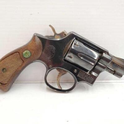 #326 â€¢ Smith & Wesson Model 10 .38 Revolver: Serial Number: D869600 Barrel Length: 2".