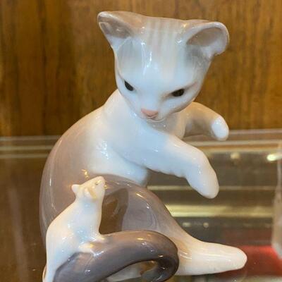 Lladro Cat & Mouse