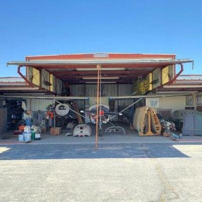 Lot # 100: Airplane Hangar #30: Contents NOT Included!

This hangar is located at Midfield Aviation in Apple Valley, CA. The hangar is...