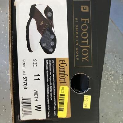 New in box. Footjoy golf shoes. Size 11 W.