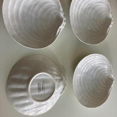 Pottery Barn Large Clam Dishes.  8