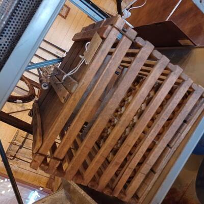 Antique egg cart