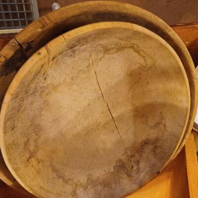 Antique wooden bowls India