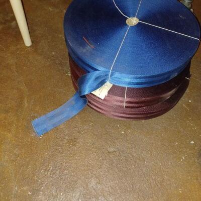 Vintage seat belt material. Brake for handles for pocketbooks or other Arts projects
