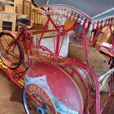 Indonesian rickshaw taking bids now