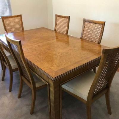 Drexel Mid Century Modern Table with 6 Chairs & (2) Leaves
Warehouse - Call For Info
