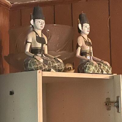 These statues are about 8â€ tall