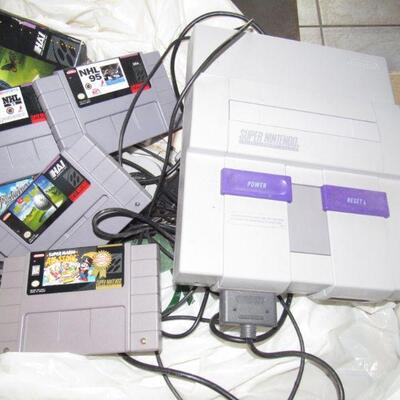 Super Nintendo Games and Console