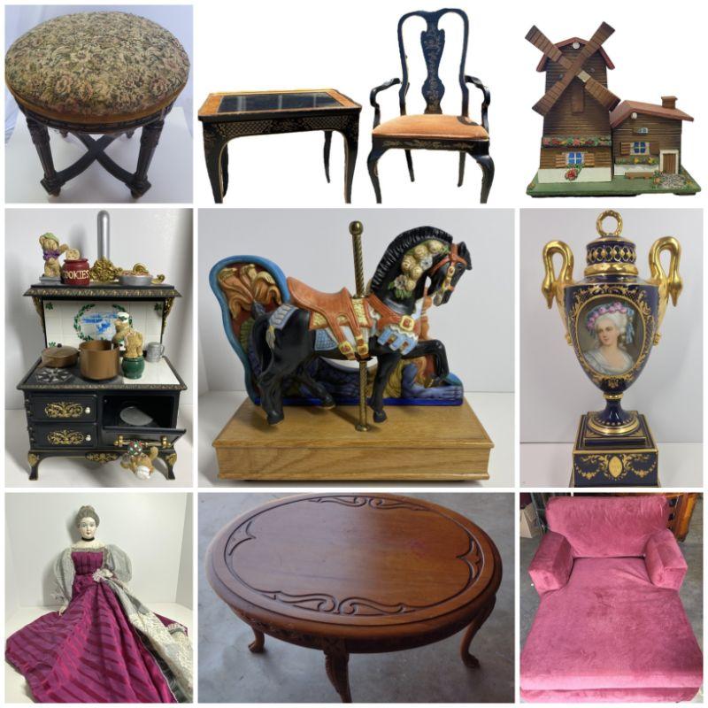 Tomball Estate Cleanout Part 1 Furniture, Box of Costume Jewelry