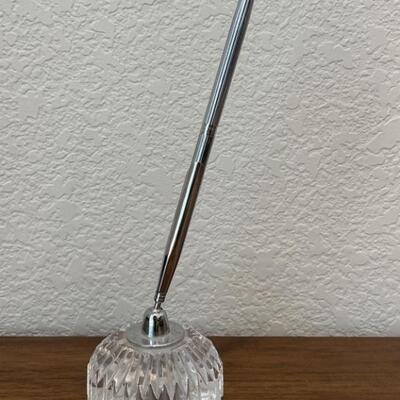 Waterford Crystal Pen Stand & Pen