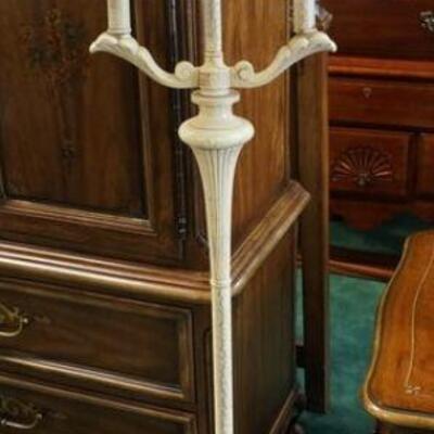 1111	CANDELABRA STYLE FLOOR LAMP, APPROXIMATELY 61 IN HIGH
