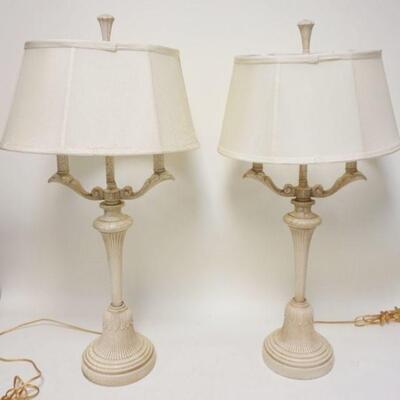 1112	PAIR OF CANDELABRA STYLE TABLE LAMPS
