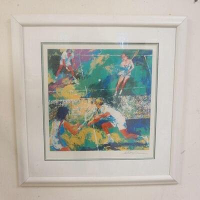 1237	LEROY NEIMAN FRAMED PRINT, SIGNED, APPROXIMATELY 31 1/2 IN X 32 1/2 IN
