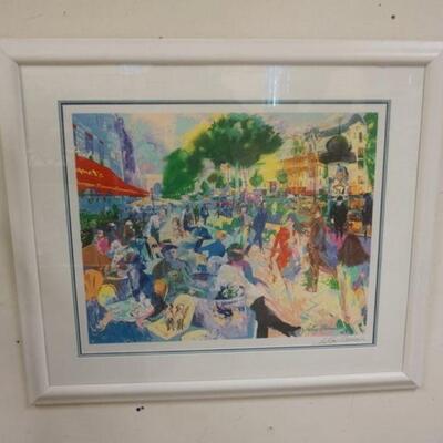 1236	LEROY NEIMAN FRAMED PRINT, SIGNED, APPROXIMATELY 33 IN X 38 IN
