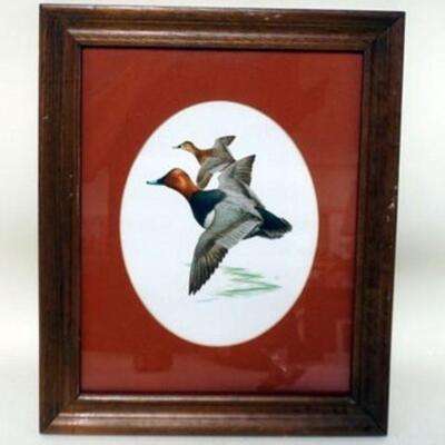 1161	FRAMED PRINT, GEESE IN FLIGHT, MURR 1956, APPROXIMATELY 13 1/2 IN X 16 1/2 IN

