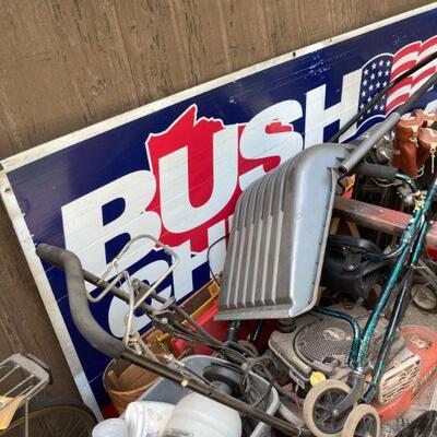 Big honkin' Bush Cheney sign. 
