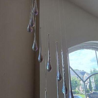 Glass drop chime
