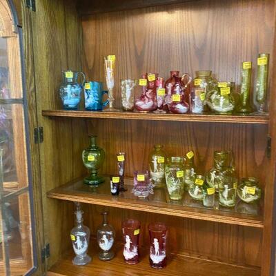 Mary Gregory glassware- 50% off