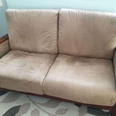 KKD026 - Vintage Custom Made Teak Sofa