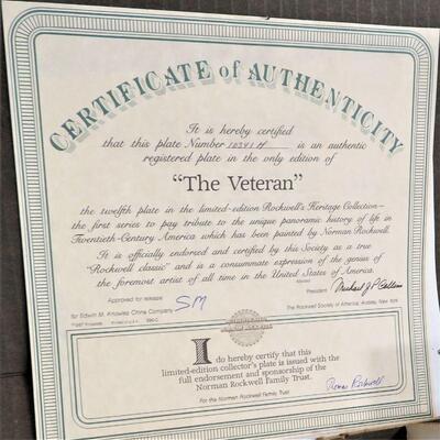 Norman Rockwell Plates