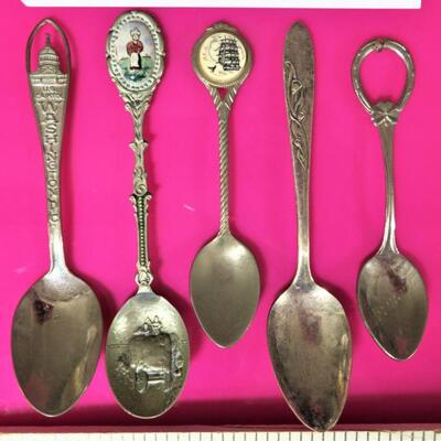 Souvenir Spoons Lot