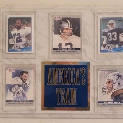 American's Team, Dallas Cowboy 5-Card Wall Plaque