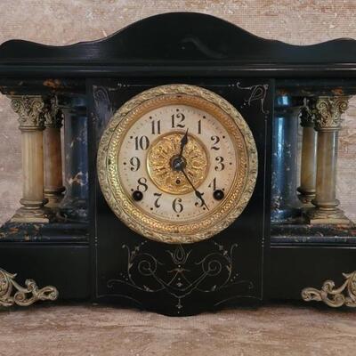 Antique Seth Thomas Adamantine Clock