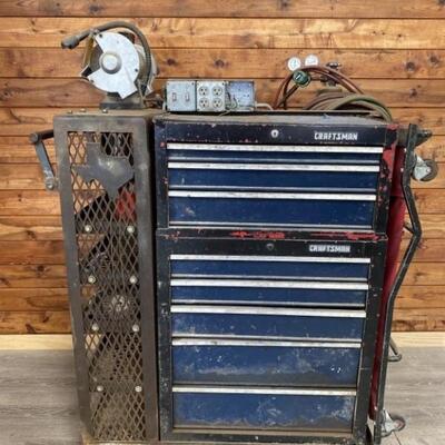 Craftsman Rolling Tool Chest with Grinder PLUS