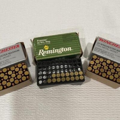 (2) Boxes of 22 Winchester Magnum FMJ totaling 99