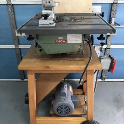 Inca Portable Table Saw w/ Clamps & Guides