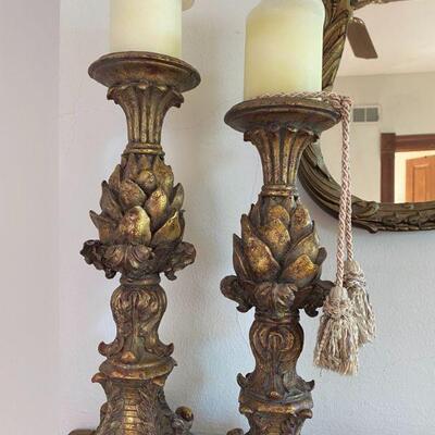Candle holders and Candles