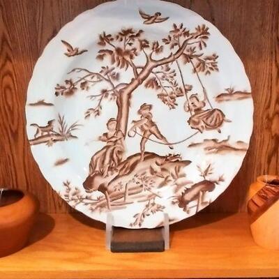 Large porcelain Charger Plate