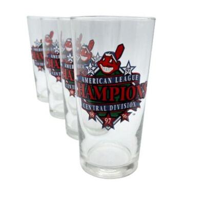 Lot 216
Cleveland Indians American League Central Division Champions Pints