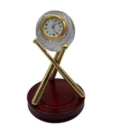 Lot 227
Crystal Baseball Clock, Desk Top
