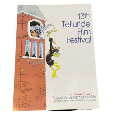 Lot 132
Chuck Jones Autographed 13th Telluride Film Festival Poster