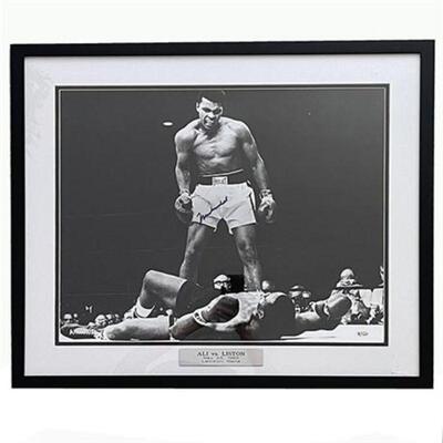 Lot 010
Muhammad Ali vs Liston Autographed with COA