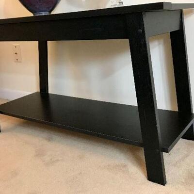 Black accent table