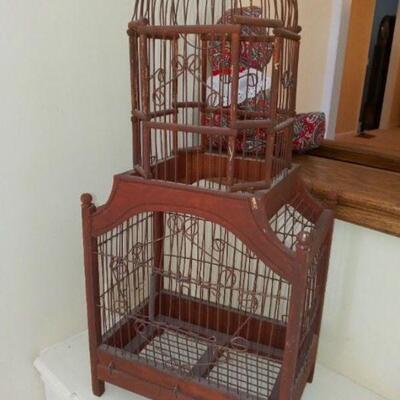 Ornate bird cage