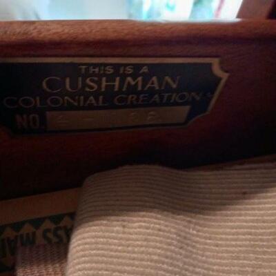 In 1933 the making of colonial furniture was started and this continued under the Cushman name until 1964. Cushman Colonial Creations...
