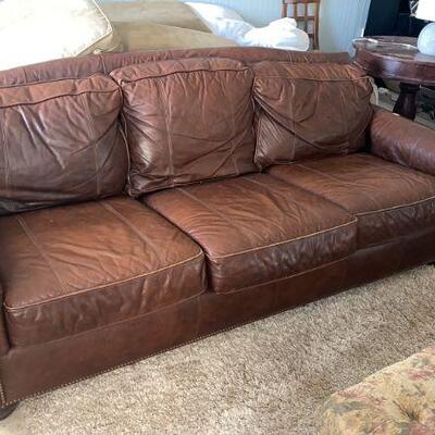 barnhardt leather sofa 