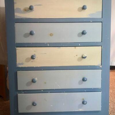 Handcrafted painted cabinet