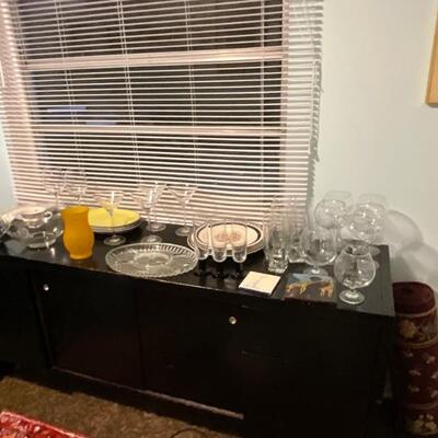 Glass ware and dishes