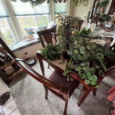 Dining table set and matching chairs