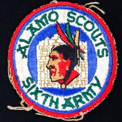 WWII ALAMO SCOUTS SIXTH ARMY SHOULDER PATCH