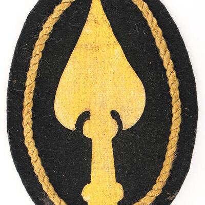 WWII OSS  SOE SPEARHEAD THEATER MADE PATCH