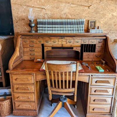 Hand built in the 1800's... This is a masterpiece of craftsmanship! No plywood here... This was used for all the bookkeeping in one of...