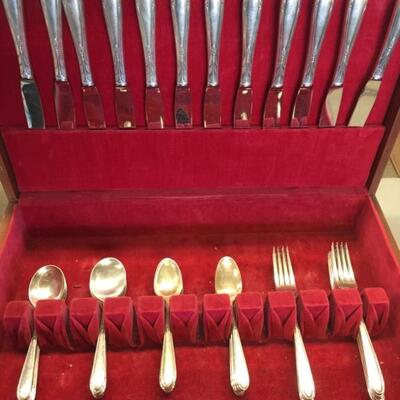 Beautiful sterling flatware. 