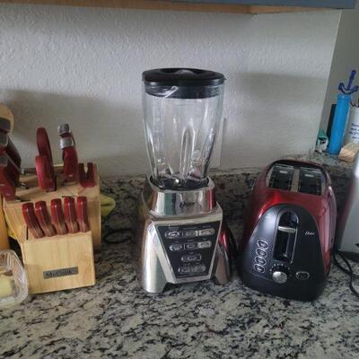 some of the kitchen appliances/ware